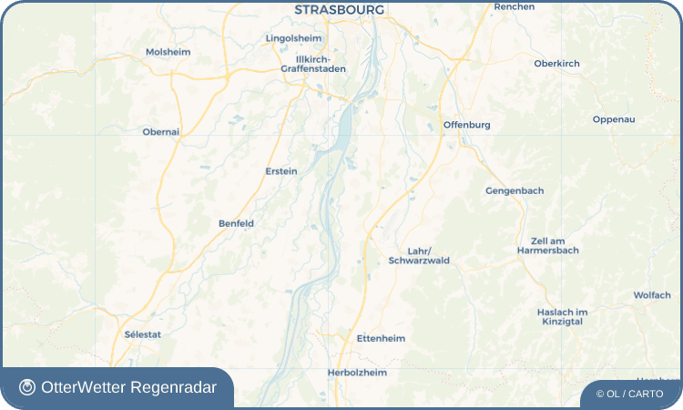 OtterWetter Regenradar-Widget Ottenheim