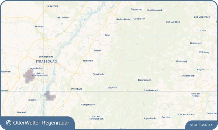 OtterWetter Regenradar-Widget Ottenhöfen