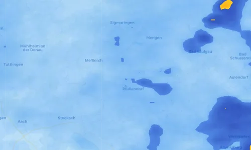 Regenradar Vorschaubild - Aktuelle Niederschläge in Otterswang und Umgebung