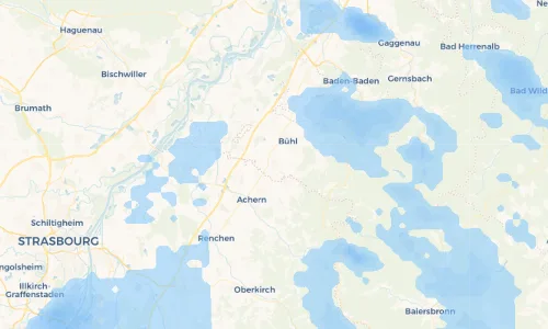 Regenradar Vorschaubild - Aktuelle Niederschläge in Ottersweier und Umgebung