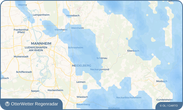 OtterWetter Regenradar-Widget Peterstal