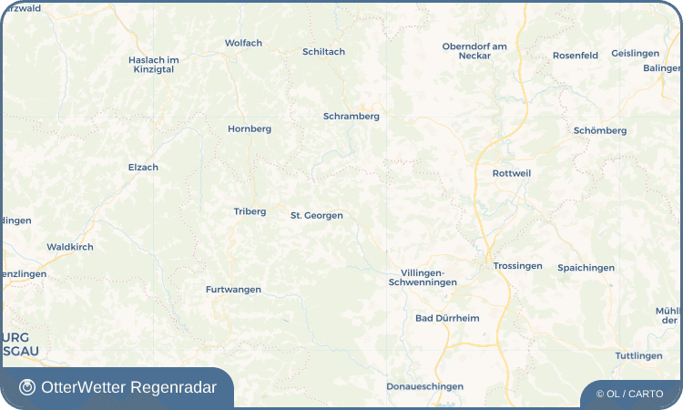 OtterWetter Regenradar-Widget Peterzell