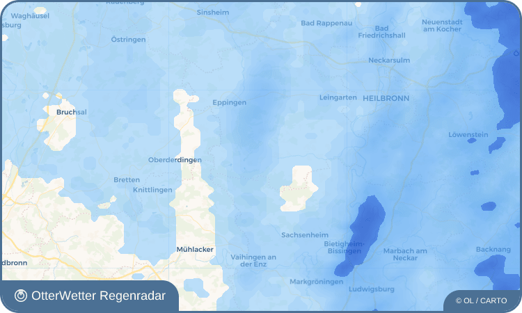 OtterWetter Regenradar-Widget Pfaffenhofen