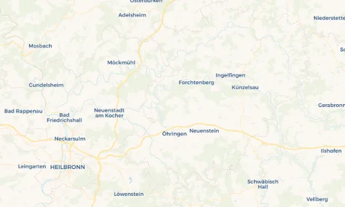 Regenradar Vorschaubild - Aktuelle Niederschläge in Pfahlbach und Umgebung