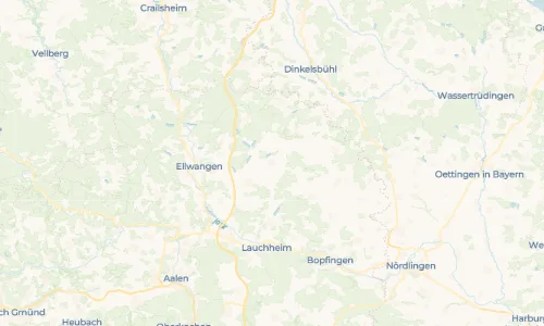 Regenradar Vorschaubild - Aktuelle Niederschläge in Pfahlheim und Umgebung