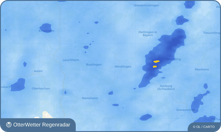 OtterWetter Regenradar-Widget Pflaumloch