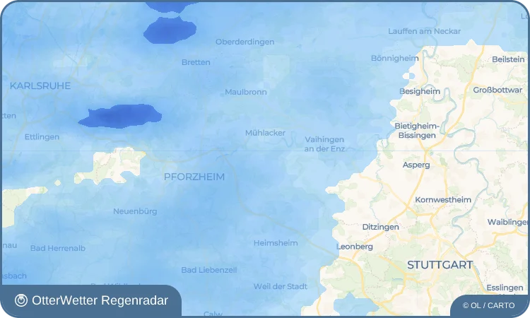 Wetter-Widget-Vorschau mit Vorhersagedaten für Pinache