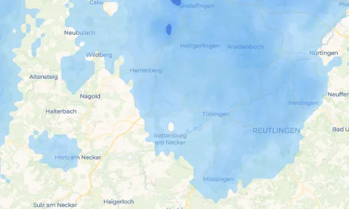 Regenradar Vorschaubild - Aktuelle Niederschläge in Poltringen und Umgebung