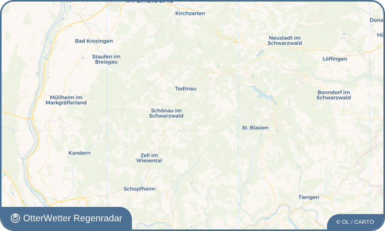 OtterWetter Regenradar-Widget Präg