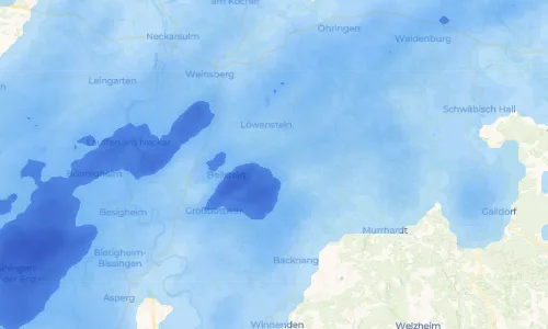 Regenradar Vorschaubild - Aktuelle Niederschläge in Prevorst und Umgebung