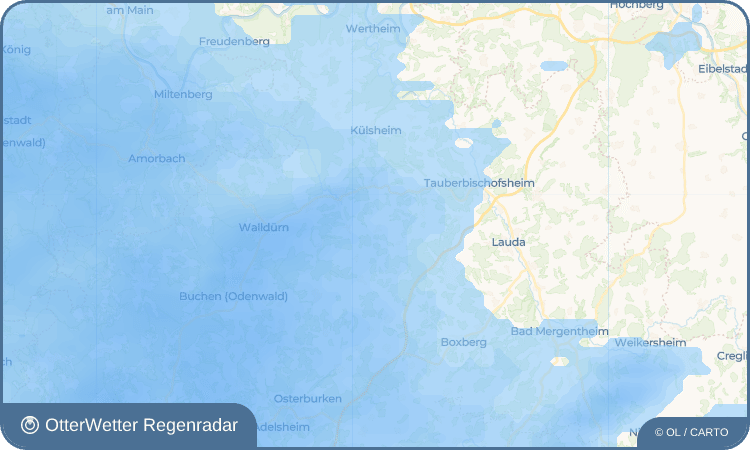 OtterWetter Regenradar-Widget Pülfringen