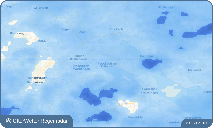 OtterWetter Regenradar-Widget Radolfzell am Bodensee