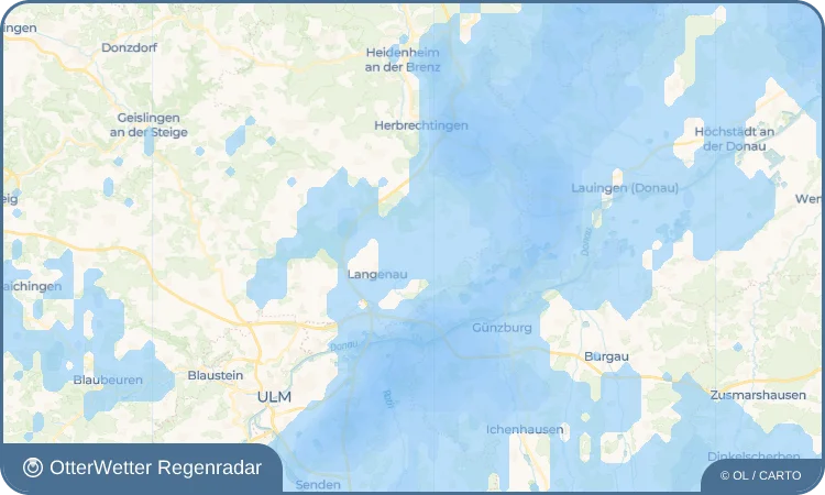 Widget-Vorschau für Rammingen Wetter-Widget-Vorschau mit Vorhersagedaten für Rammingen
