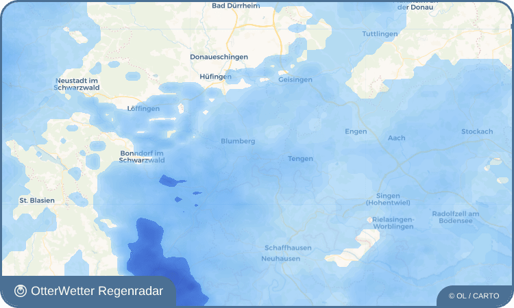 Wetter-Widget-Vorschau mit Vorhersagedaten für Randen