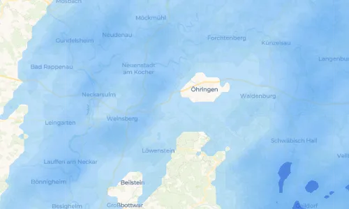 Regenradar Vorschaubild - Aktuelle Niederschläge in Rappach und Umgebung