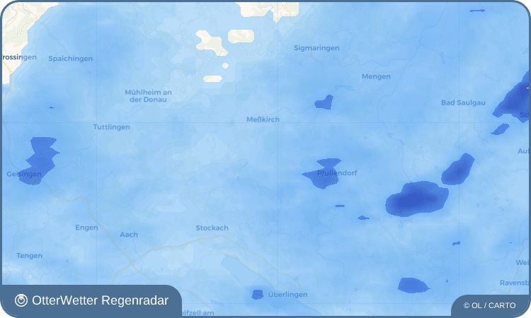 Wetter-Widget-Vorschau mit Vorhersagedaten für Rast