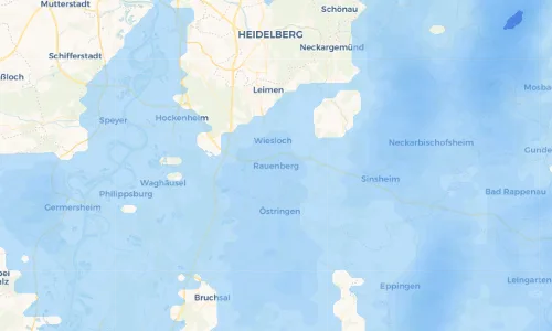 Regenradar Vorschaubild - Aktuelle Niederschläge in Rauenberg und Umgebung