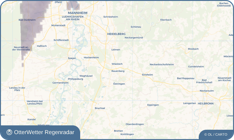 OtterWetter Regenradar-Widget Rauenberg