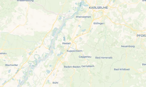 Regenradar Vorschaubild - Aktuelle Niederschläge in Rauental und Umgebung