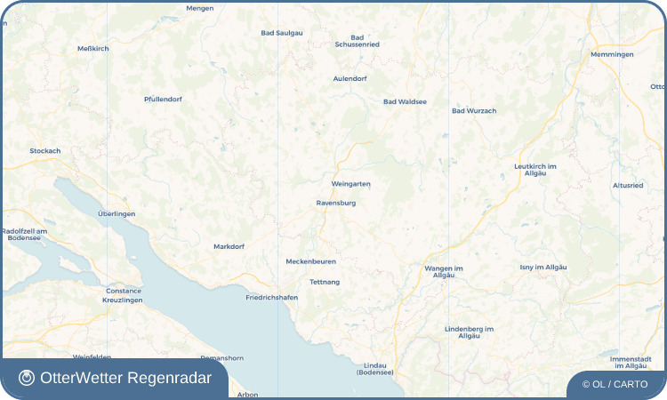 OtterWetter Regenradar-Widget Ravensburg