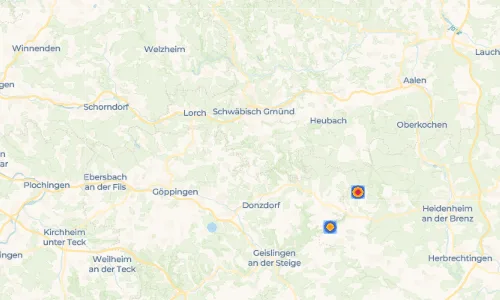 Regenradar Vorschaubild - Aktuelle Niederschläge in Rechberg und Umgebung