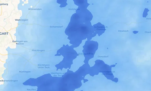 Regenradar Vorschaubild - Aktuelle Niederschläge in Rechberghausen und Umgebung
