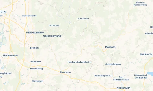 Regenradar Vorschaubild - Aktuelle Niederschläge in Reichartshausen und Umgebung