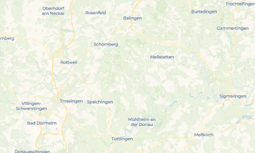 Regenradar Vorschaubild - Aktuelle Niederschläge in Reichenbach am Heuberg und Umgebung