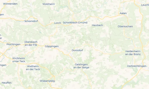 Regenradar Vorschaubild - Aktuelle Niederschläge in Reichenbach unter Rechberg und Umgebung