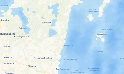 Regenradar Vorschaubild - Aktuelle Niederschläge in Reichenbuch und Umgebung