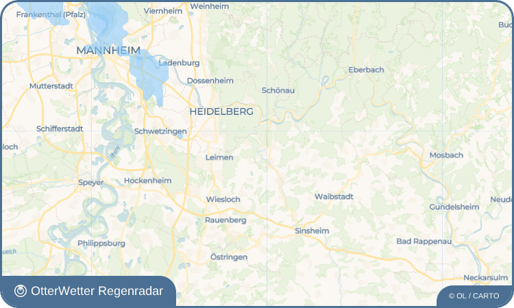 OtterWetter Regenradar-Widget Reilsheim