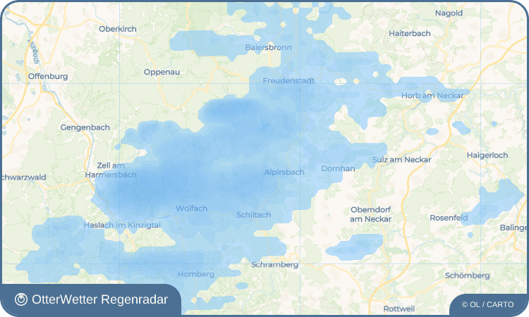 OtterWetter Regenradar-Widget Reinerzau