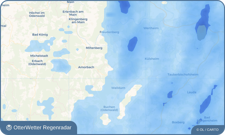 OtterWetter Regenradar-Widget Reinhardsachsen