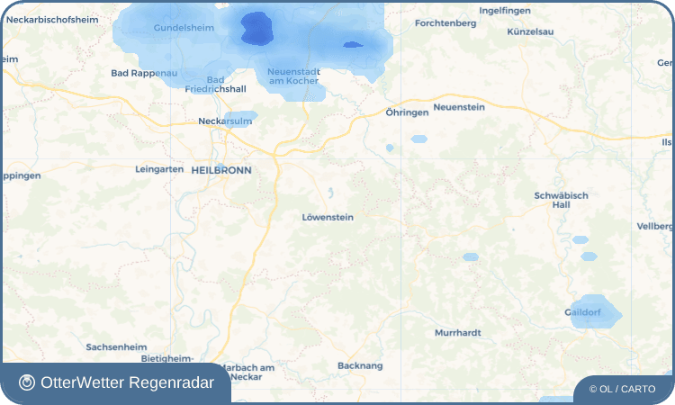 OtterWetter Regenradar-Widget Reisach