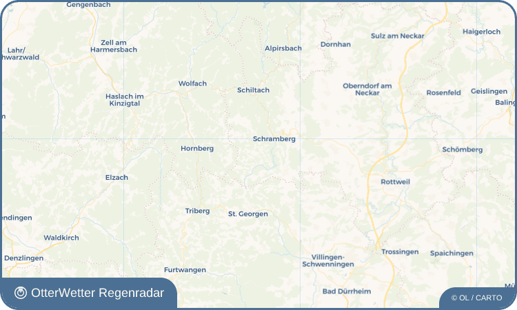 OtterWetter Regenradar-Widget Remsbach