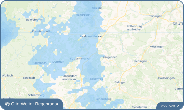 OtterWetter Regenradar-Widget Renfrizhausen