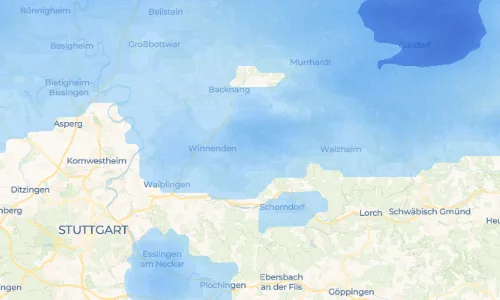 Regenradar Vorschaubild - Aktuelle Niederschläge in Rettersburg und Umgebung