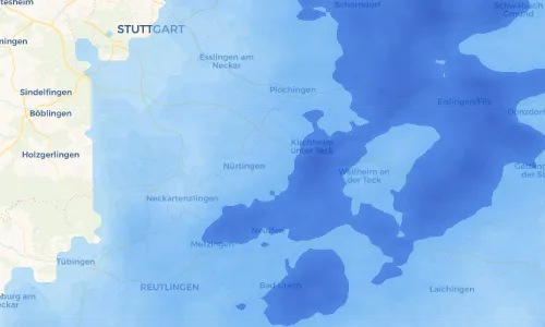 Regenradar Vorschaubild - Aktuelle Niederschläge in Reudern und Umgebung