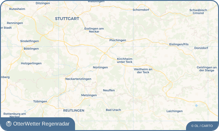Wetter-Widget-Vorschau mit Vorhersagedaten für Reudern
