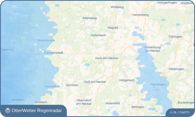 OtterWetter Regenradar-Widget Rexingen