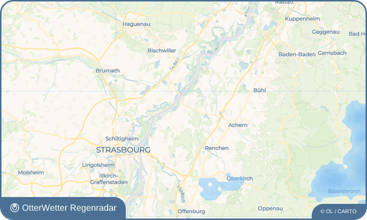 OtterWetter Regenradar-Widget Rheinbischofsheim