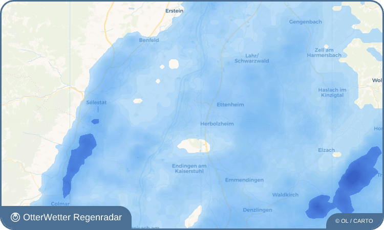 Wetter-Widget-Vorschau mit Vorhersagedaten für Rheinhausen