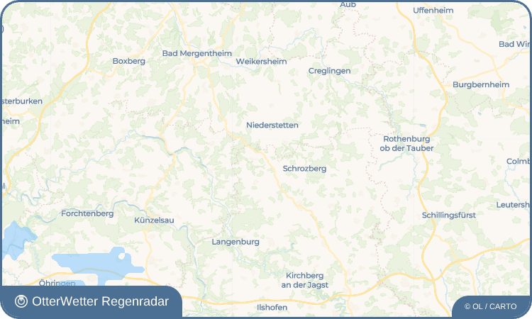 OtterWetter Regenradar-Widget Riedbach