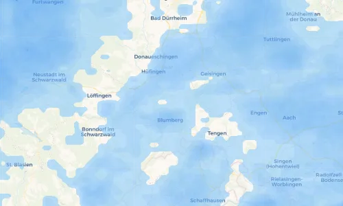 Regenradar Vorschaubild - Aktuelle Niederschläge in Riedböhringen und Umgebung