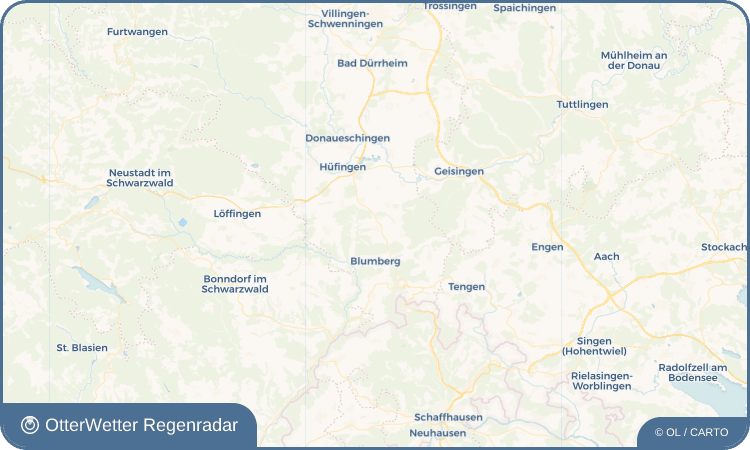 OtterWetter Regenradar-Widget Riedböhringen