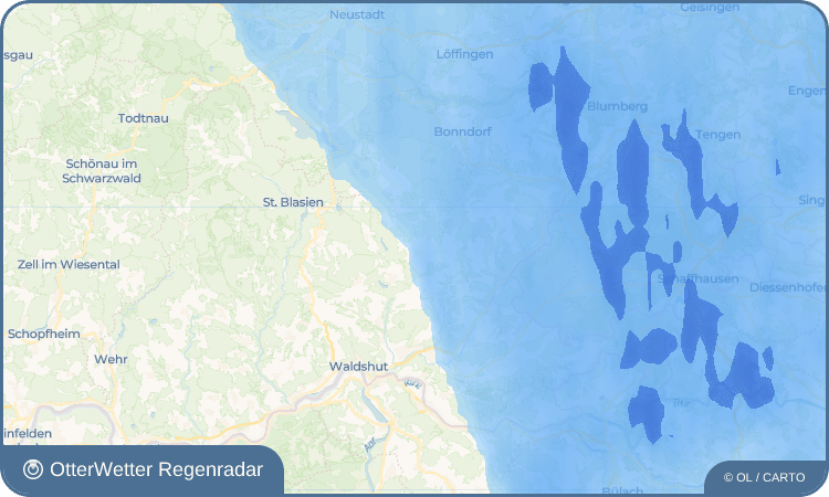 OtterWetter Regenradar-Widget Riedern am Wald