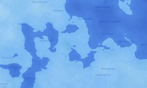 Regenradar Vorschaubild - Aktuelle Niederschläge in Riedhausen und Umgebung
