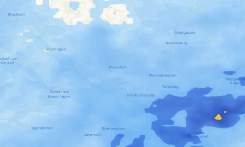 Regenradar Vorschaubild - Aktuelle Niederschläge in Riedheim und Umgebung