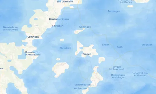 Regenradar Vorschaubild - Aktuelle Niederschläge in Riedöschingen und Umgebung