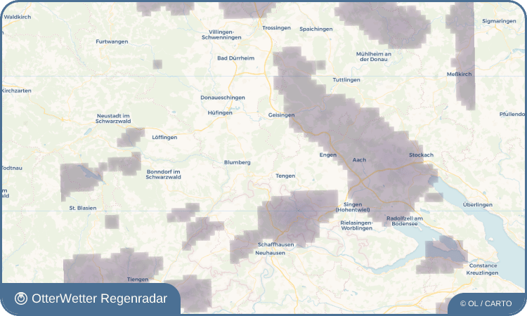 OtterWetter Regenradar-Widget Riedöschingen